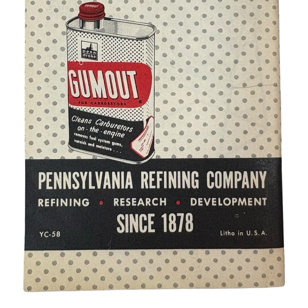 VTG 1958 "Know Your Carburetor" Gum Out Advertisement Automotive Car Repair 50s - Picture 8 of 12
